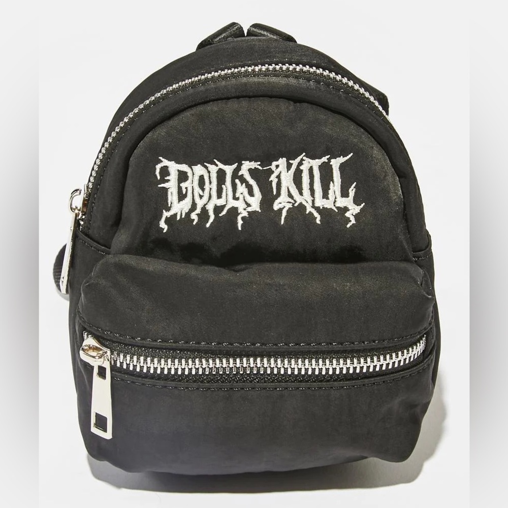 NWOT - Dolls Kill Embroidered Mini Backpack